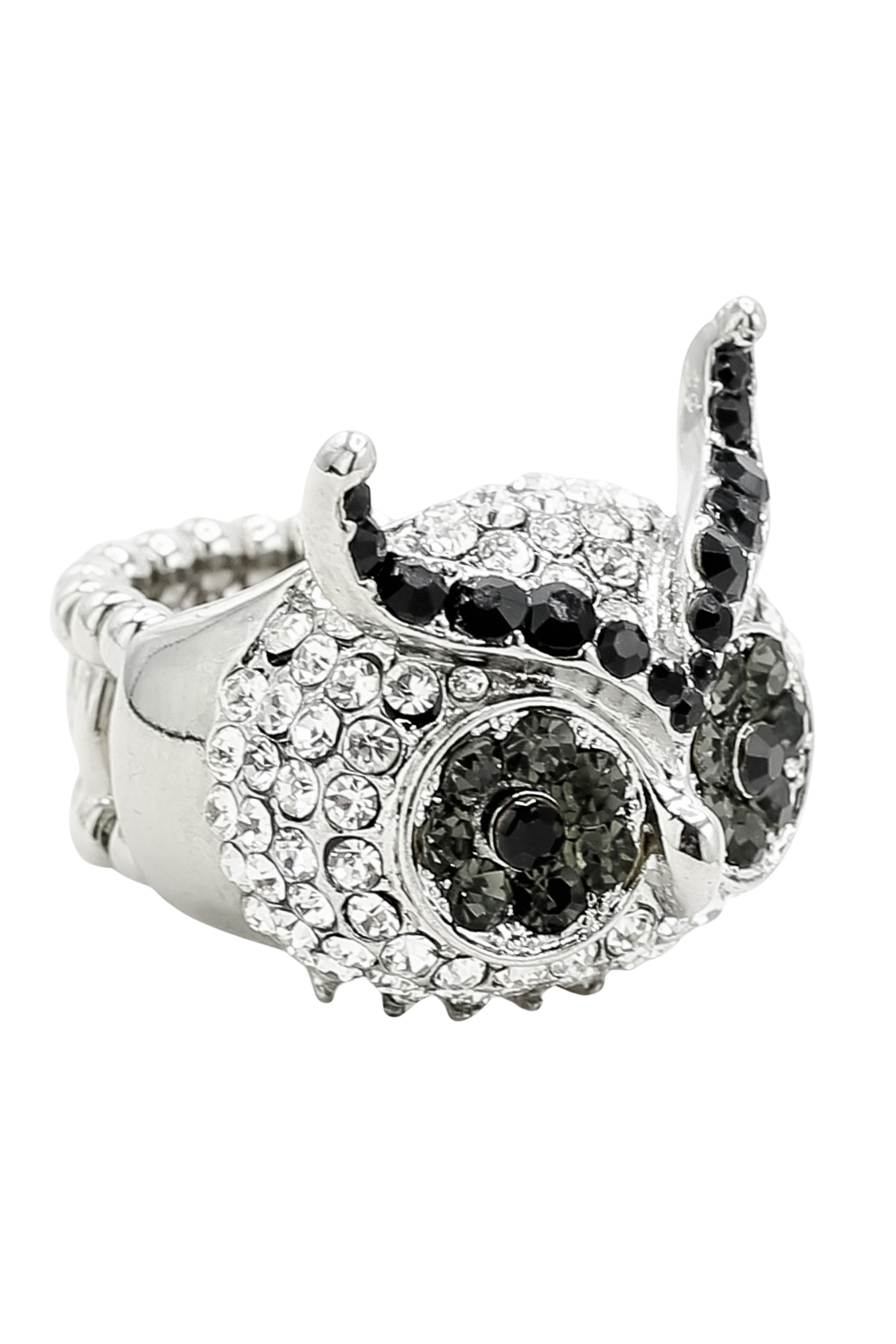 Ring Eule – Silber