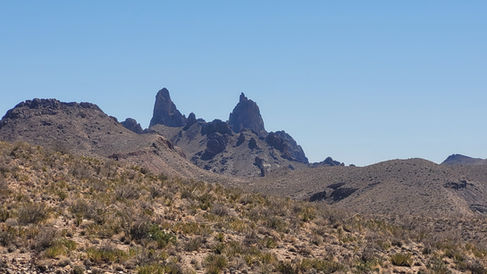 The Mule Ears rock formation