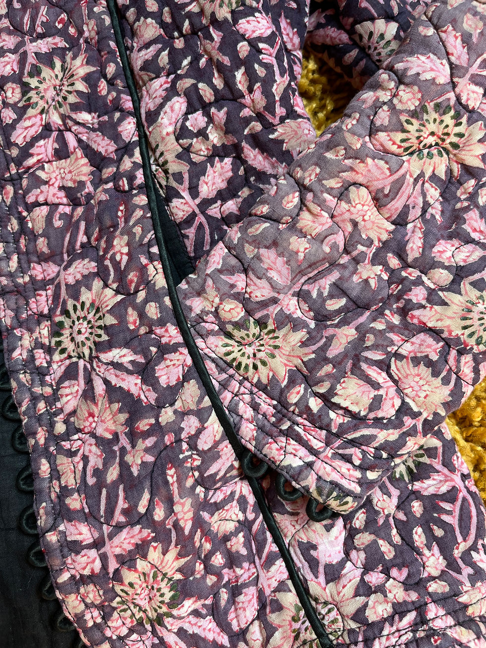 Thumbnail: Bold as Love 1960s Indian Quilted Jacket