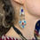 Thumbnail: Hip Death Goddess 1970s Earrings