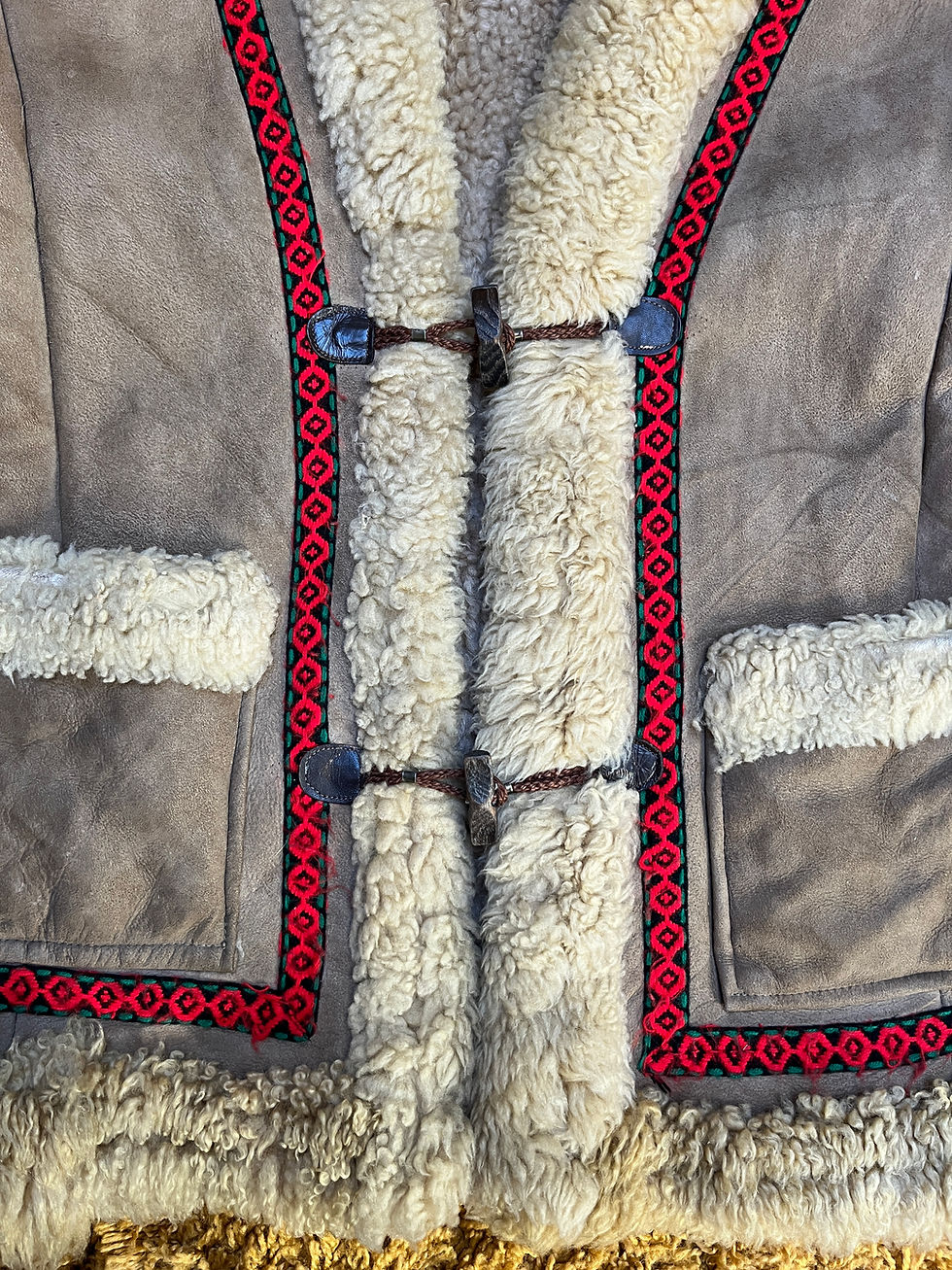 Thumbnail: Love Minus Zero 1960s Afghan Coat