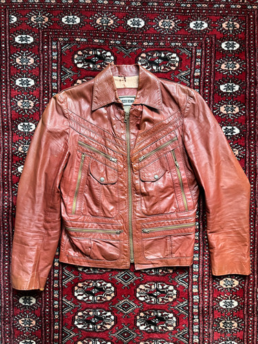 Break On Through 1970s Leather Jacket Venus Loon Vintage