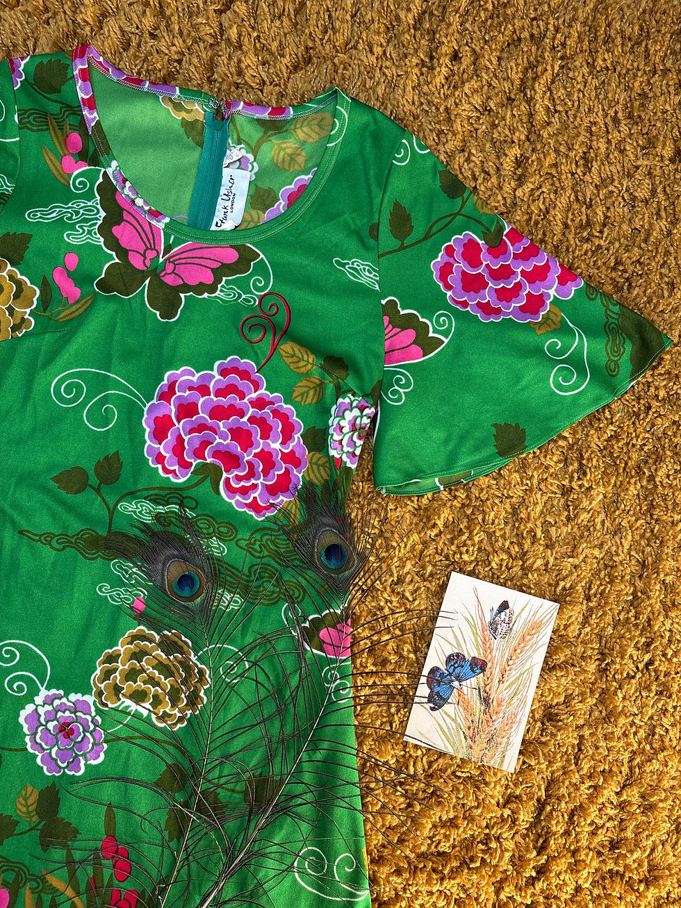 Thumbnail: Mariposa Grove 1970s Maxi Dress by Frank Usher London