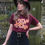 Thumbnail: Venus Loon Vintage Logo Tee in Electric Prune