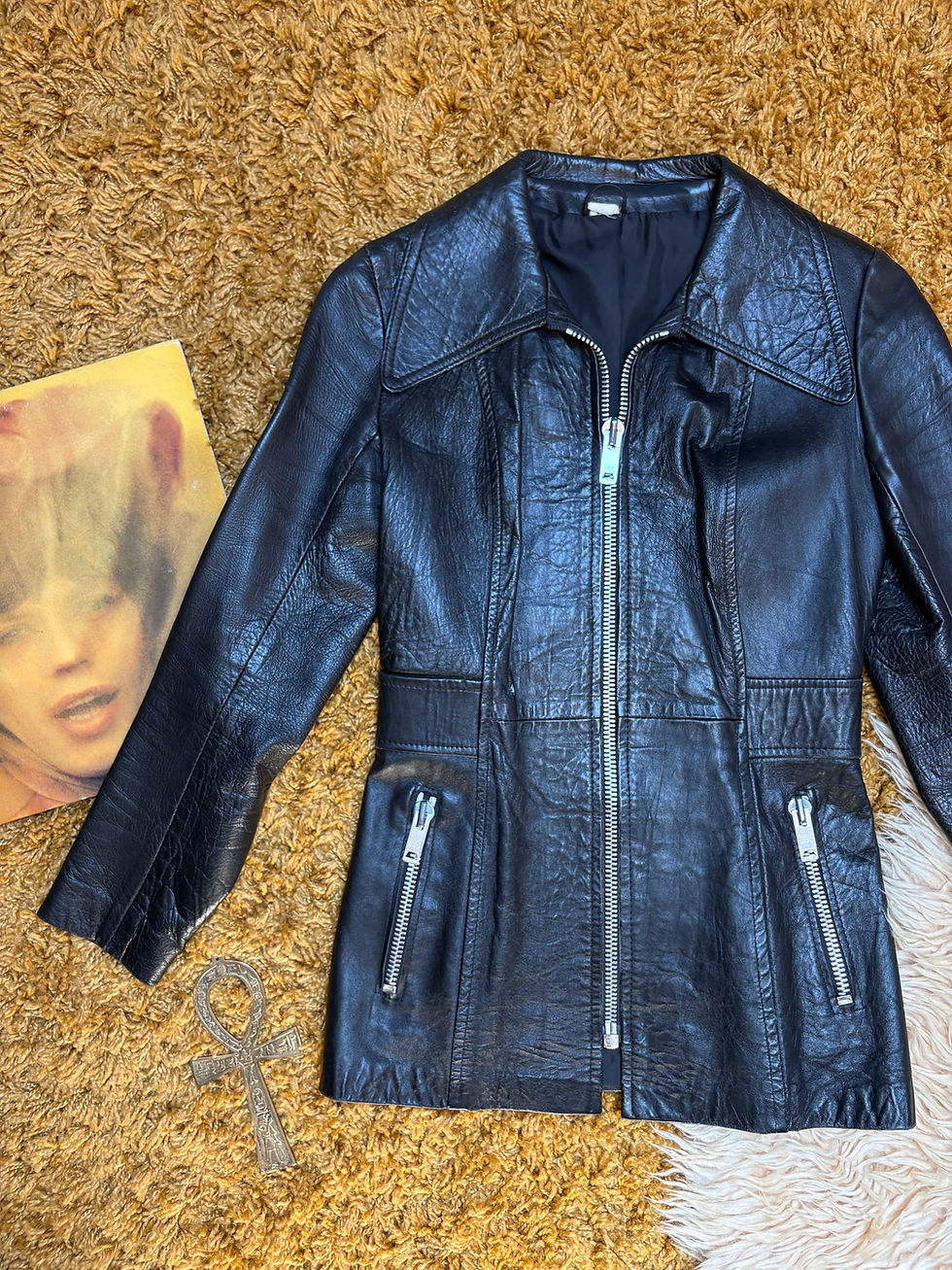 Thumbnail: La Motocyclette 1970s Leather Jacket
