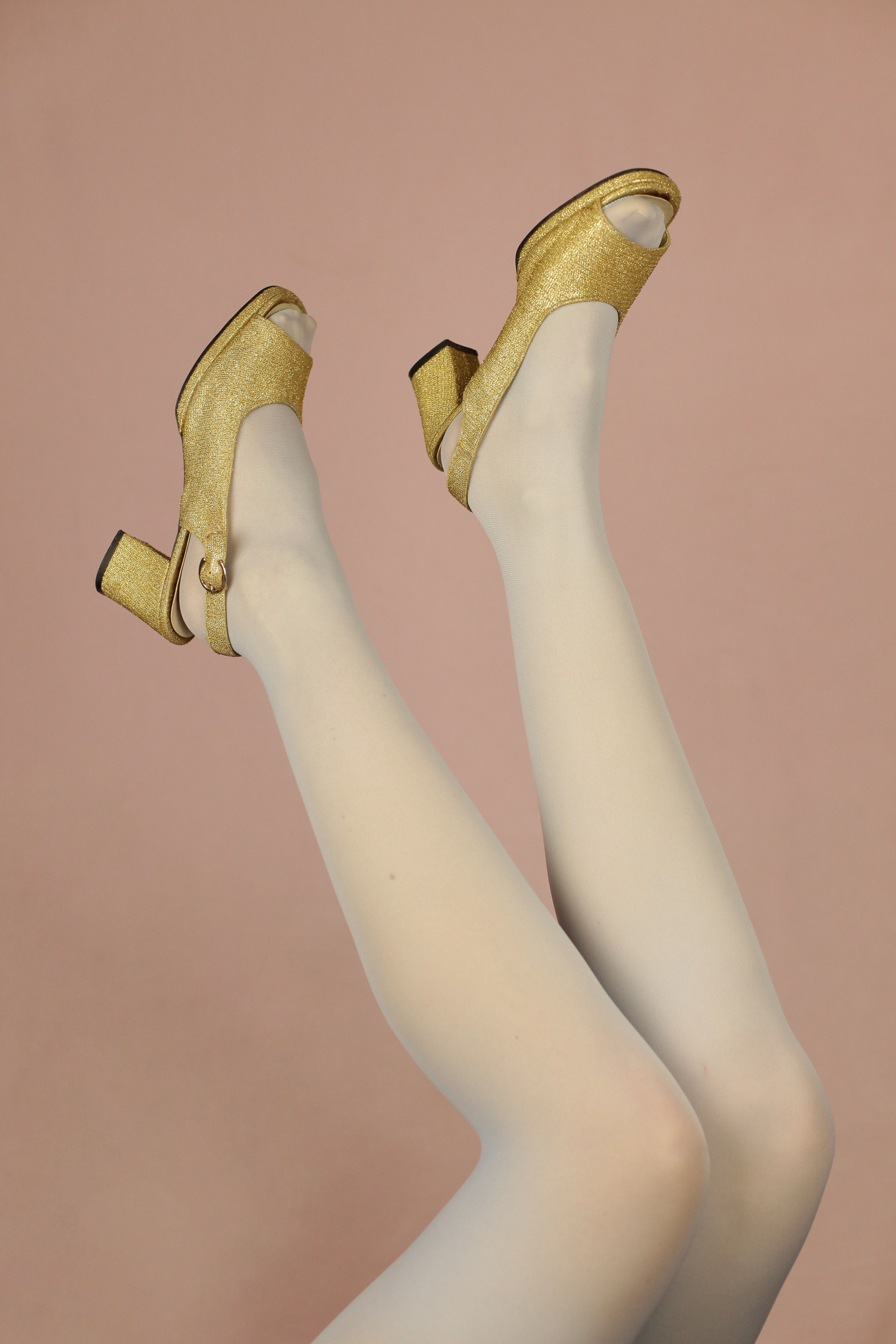 Baby Blue Retro Tights