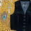 Thumbnail: Paint It Black 1970s Velvet Waistcoat by Grevelour