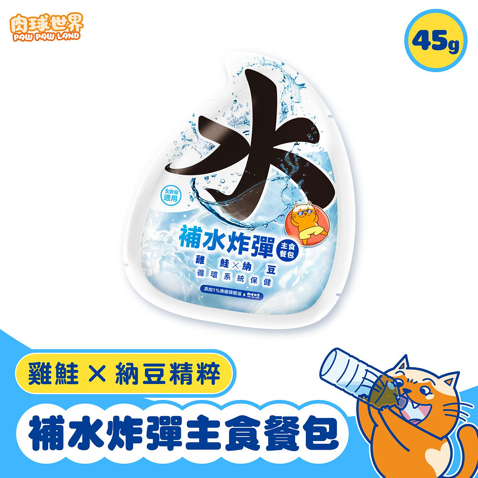 縮圖：補水炸彈主食餐包 45g(貓)