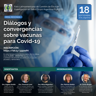 Mesa redonda: “Diálogos y convergencias sobre vacunas para Covid-19”