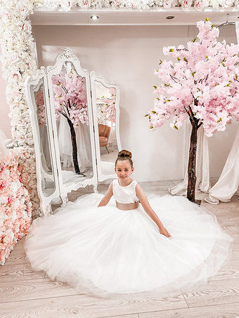 Miniaturbild: Sale 31 - Ex Sample - Charlotte Dress (white)