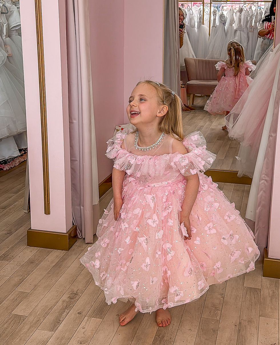 Miniatura: The Pink Stardust Party Dress