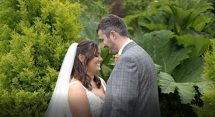 Bride and Groom in Nature