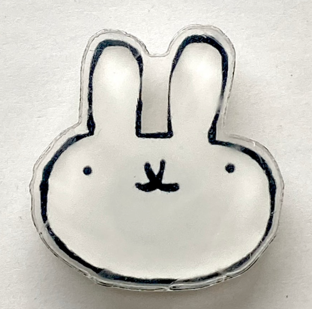 Sober Rabbit Pin