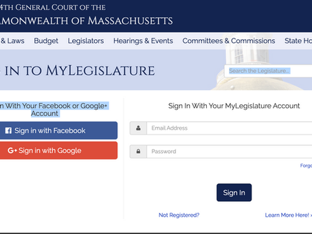 Introducing MyLegislature: Simplifying Access to Massachusetts Government