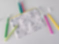 trousse à colorier motif oiseaux fait main Nantes