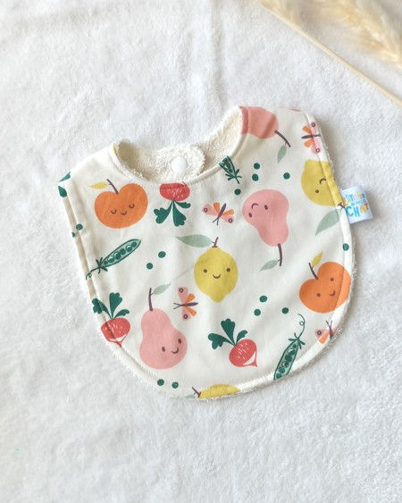 Miniature : Bavoir bébé naissance fait-main Jungle | idée cadeau de naissance