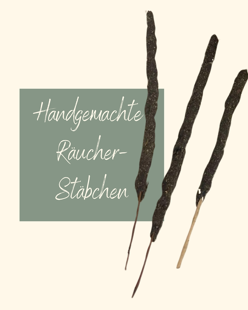 Selbstgemachte Räucherstäbchen - 10 Stück