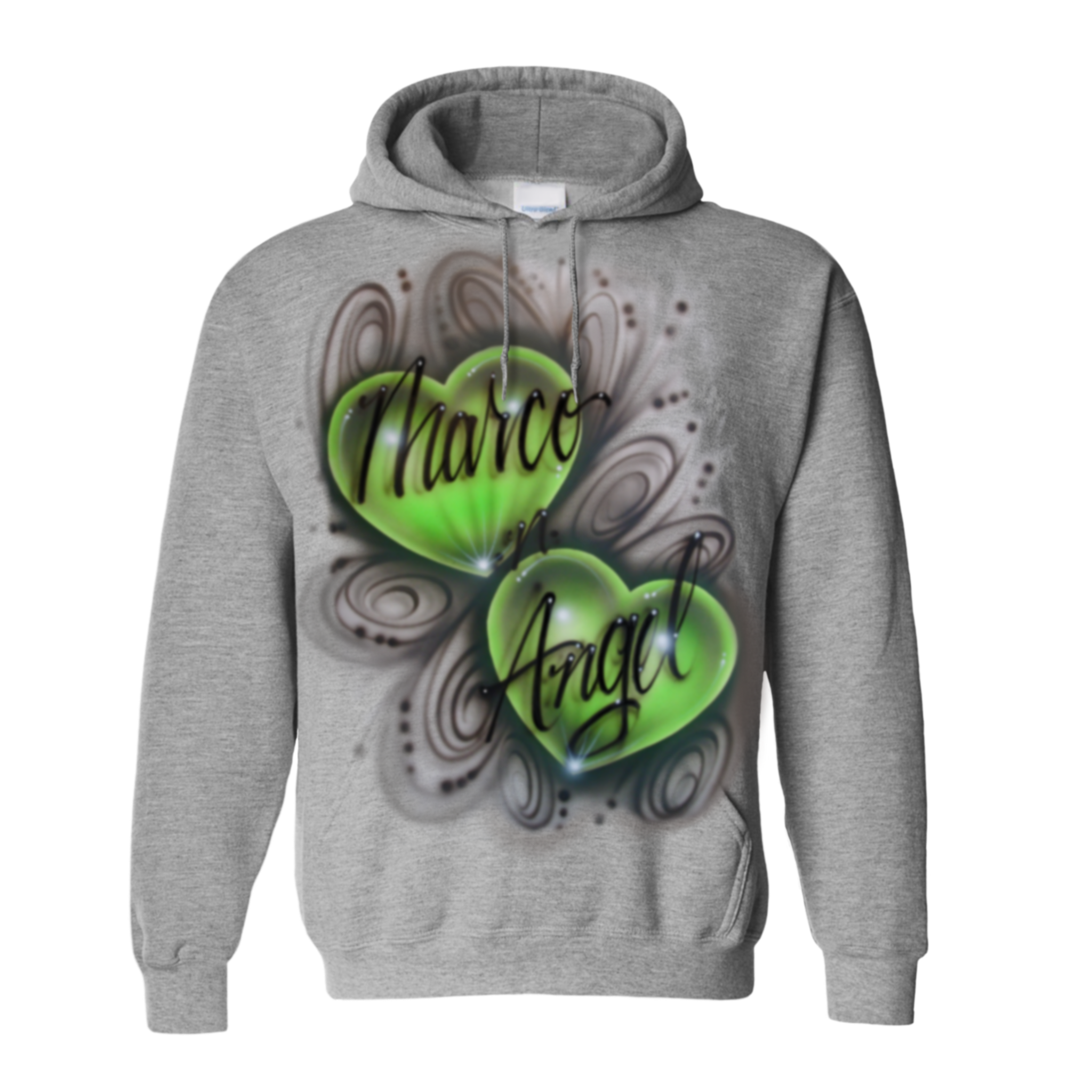 Double hearts sweatshirt