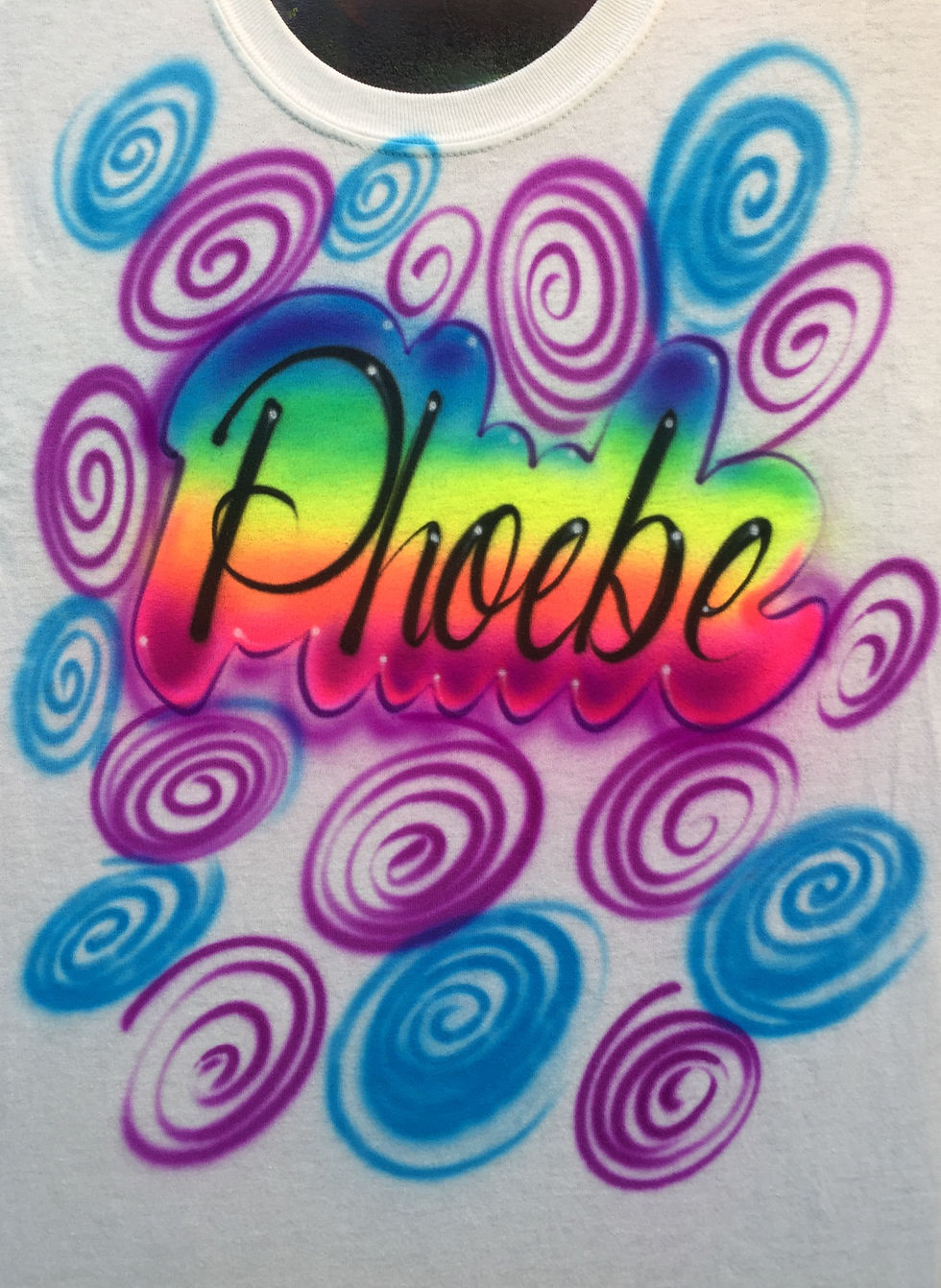 Outlined script name