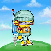Cartoon robot design