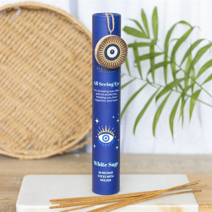 Thumbnail: Set of 12 All Seeing Eye White Sage Incense Stick Gift Sets