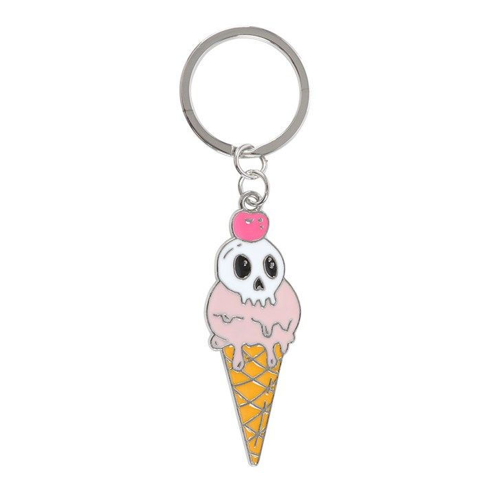 Thumbnail: Ice Scream Cone Keyring