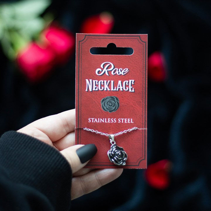 Thumbnail: Rose Pendant Necklace