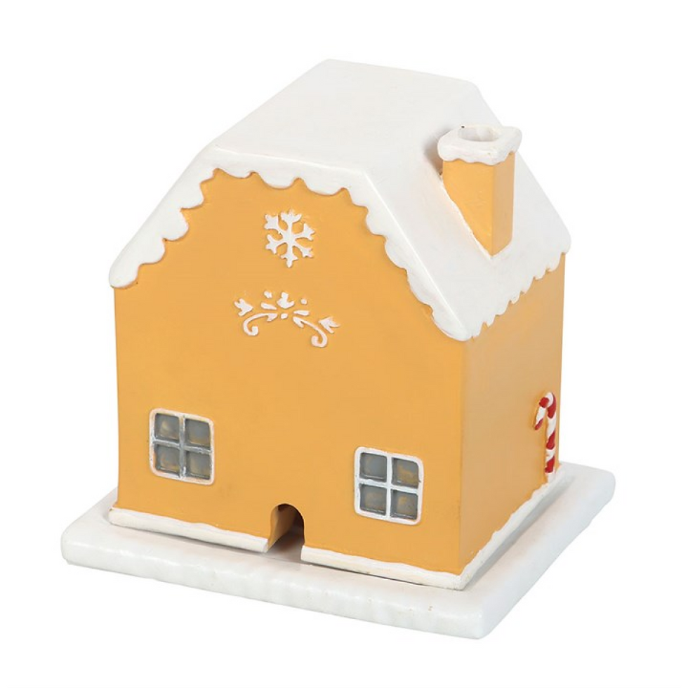 Thumbnail: Candy Cane Gingerbread House Incense Cone Holder