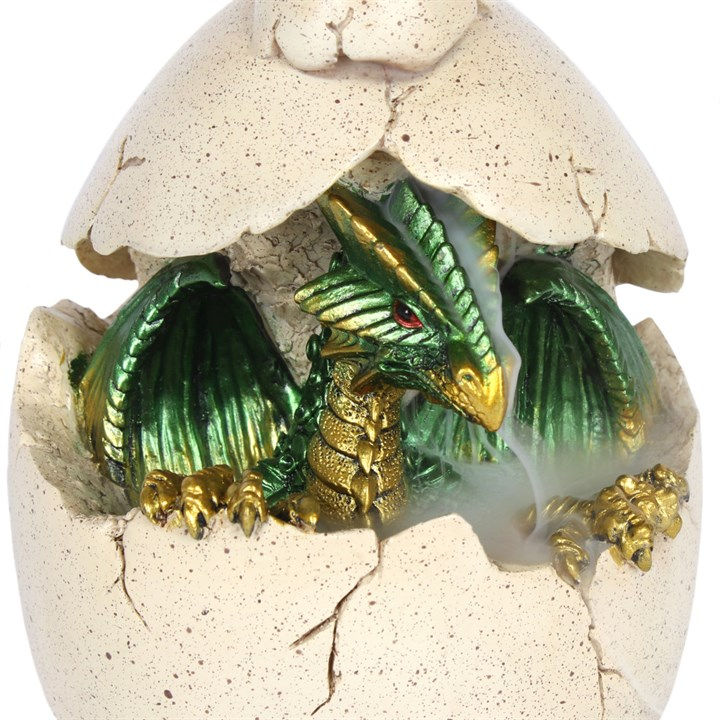 Thumbnail: Green Dragon in Egg Backflow Incense Burner