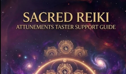 Sacred Reiki; Attunements Support Guide by Sarah Wildbore-Ormiston of Perfect Therapies MCMA 
