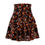 Thumbnail: Women's Skater Skirt - Spooky Pumpkin Skirt | Halloween Women's Clothing