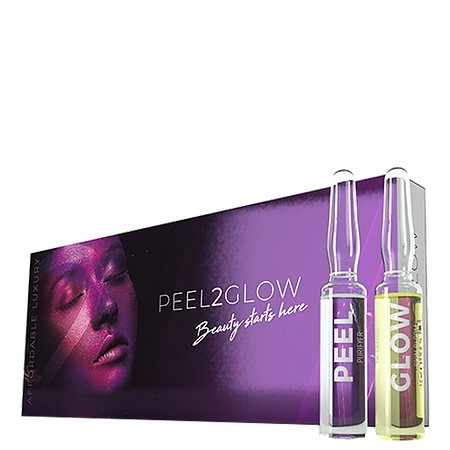 Peel2Glow Hedelmähappokuorinta + seerumi - viiden hoitokerran ampullit
