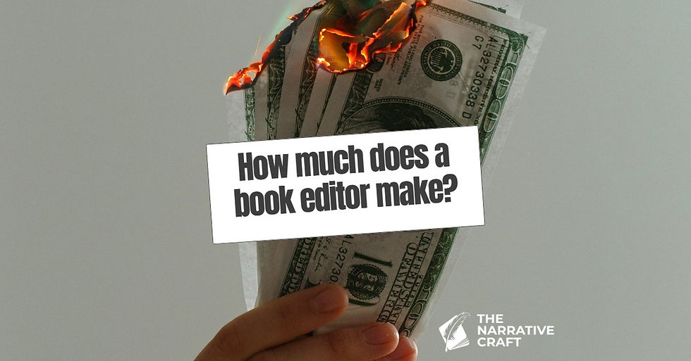How much does a book editor make?