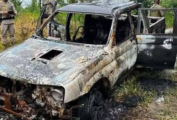 Secretário municipal e técnico agrícola desaparecem; corpos são encontrados em carro incendiado - Em Salinas da Margarida/BA