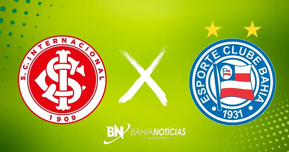 Internacional x Bahia: confira as prováveis escalações, arbitragem, horário e onde assistir