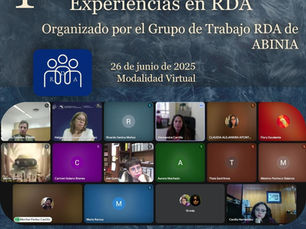 1ª Sesión sobre Experiencias en RDA