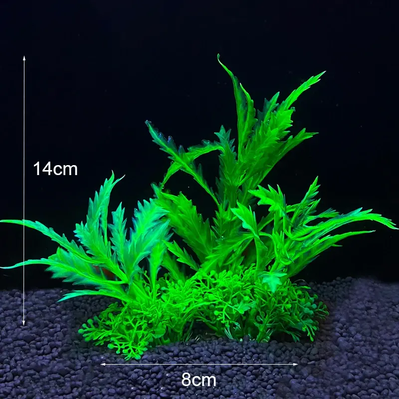 Thumbnail: Artificial Aquarium Decor Plants Underwater Water Grass Aquatic Plastic Plants