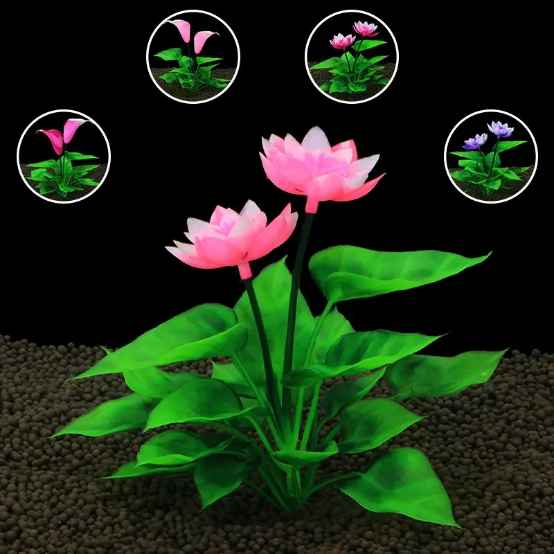 Thumbnail: Artificial Aquarium Decor Plants Underwater Water Grass Aquatic Plastic Plants