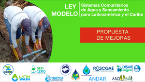 OSC proponen mejoras a la Ley Modelo de Sistemas Comunitarios de Agua y Saneamiento para LAC.