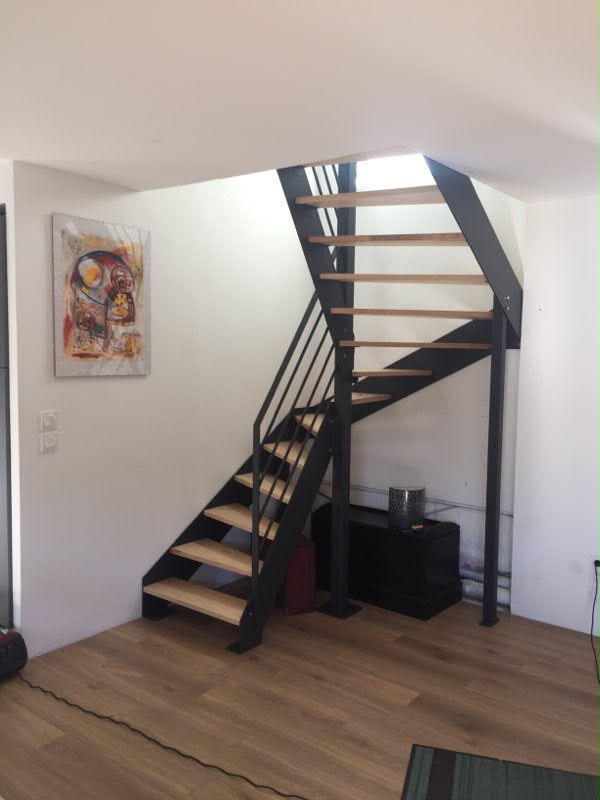 escalier interieur le jardin au fer