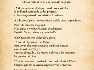 Indulgencia plenaria el 31 de diciembre. Rezo del Te Deum en acción de gracias
