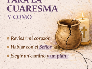 “Desde ahora, preparar el corazón” Un camino consciente hacia la Cuaresma