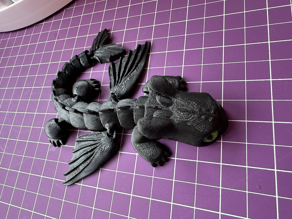 Toothless.
