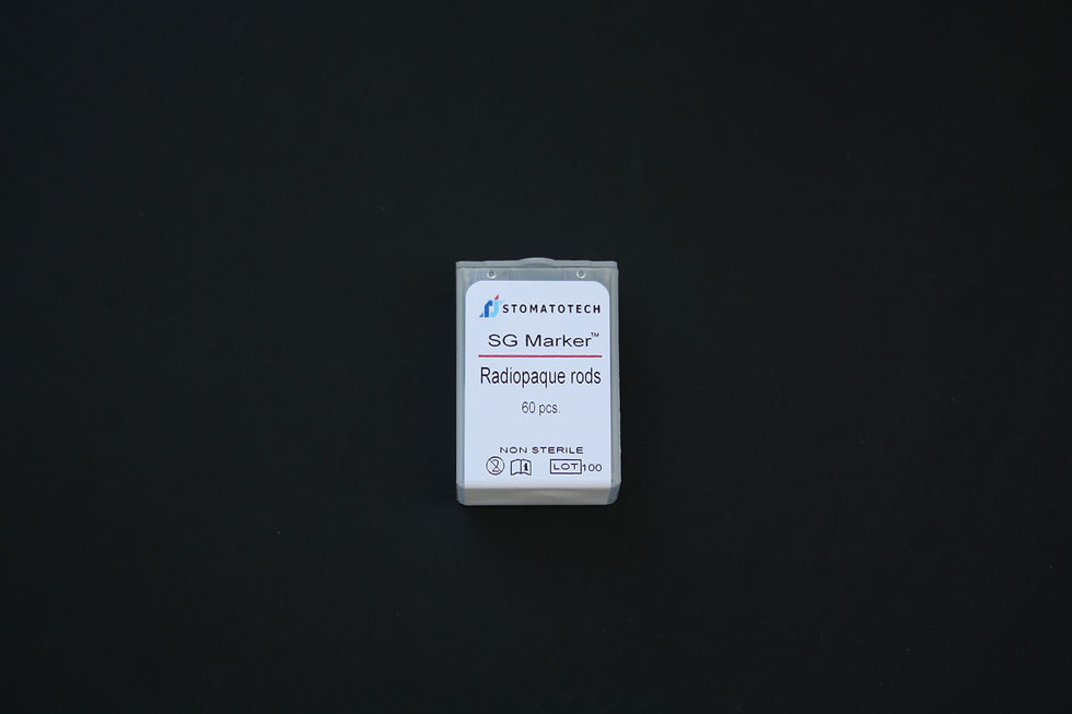 Radiopaque plastic posts