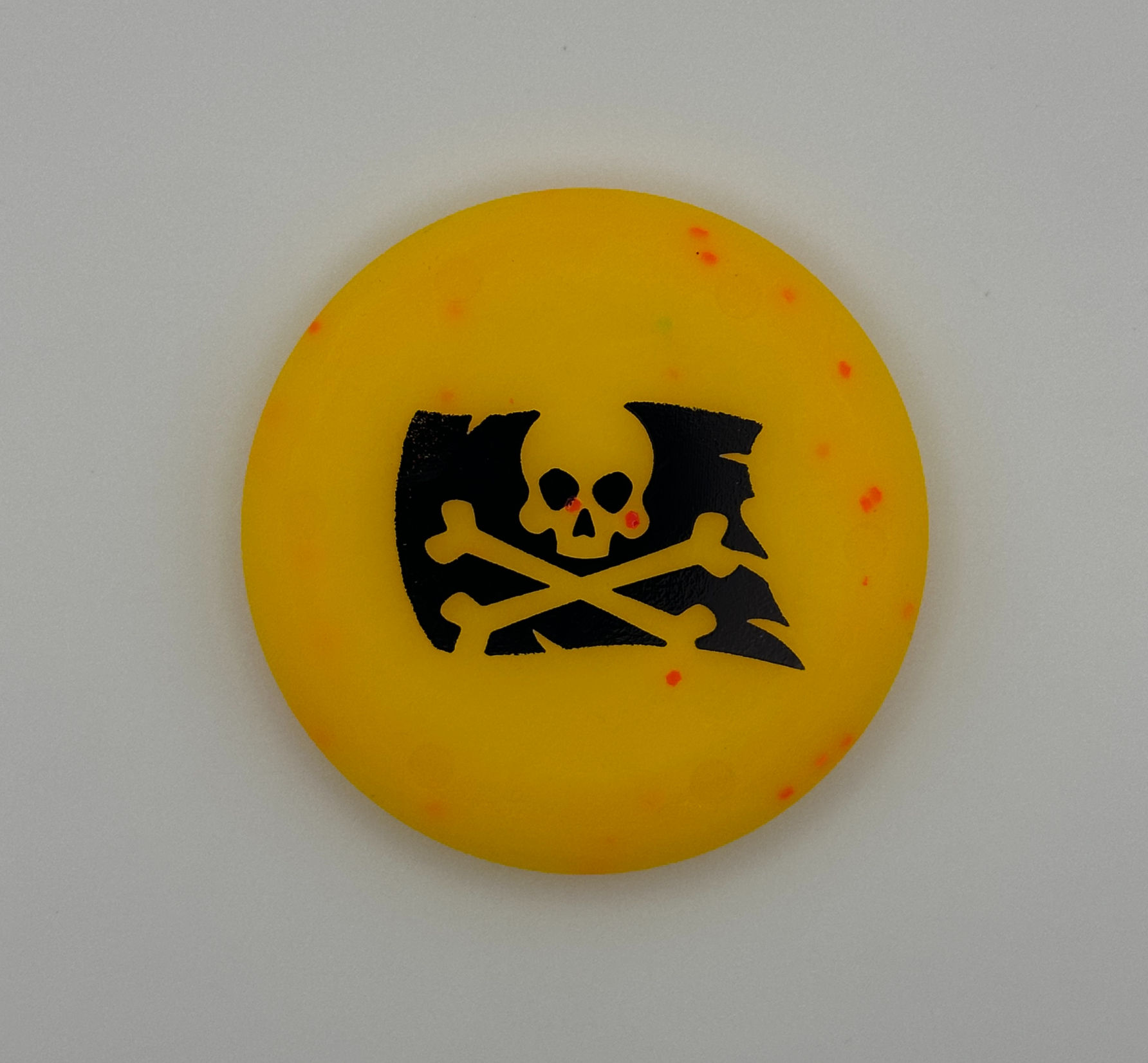JOLLY ROGER - 2.5" Mini/Can Topper/Bag Tag - Steel Sparkle (Zing Zu)