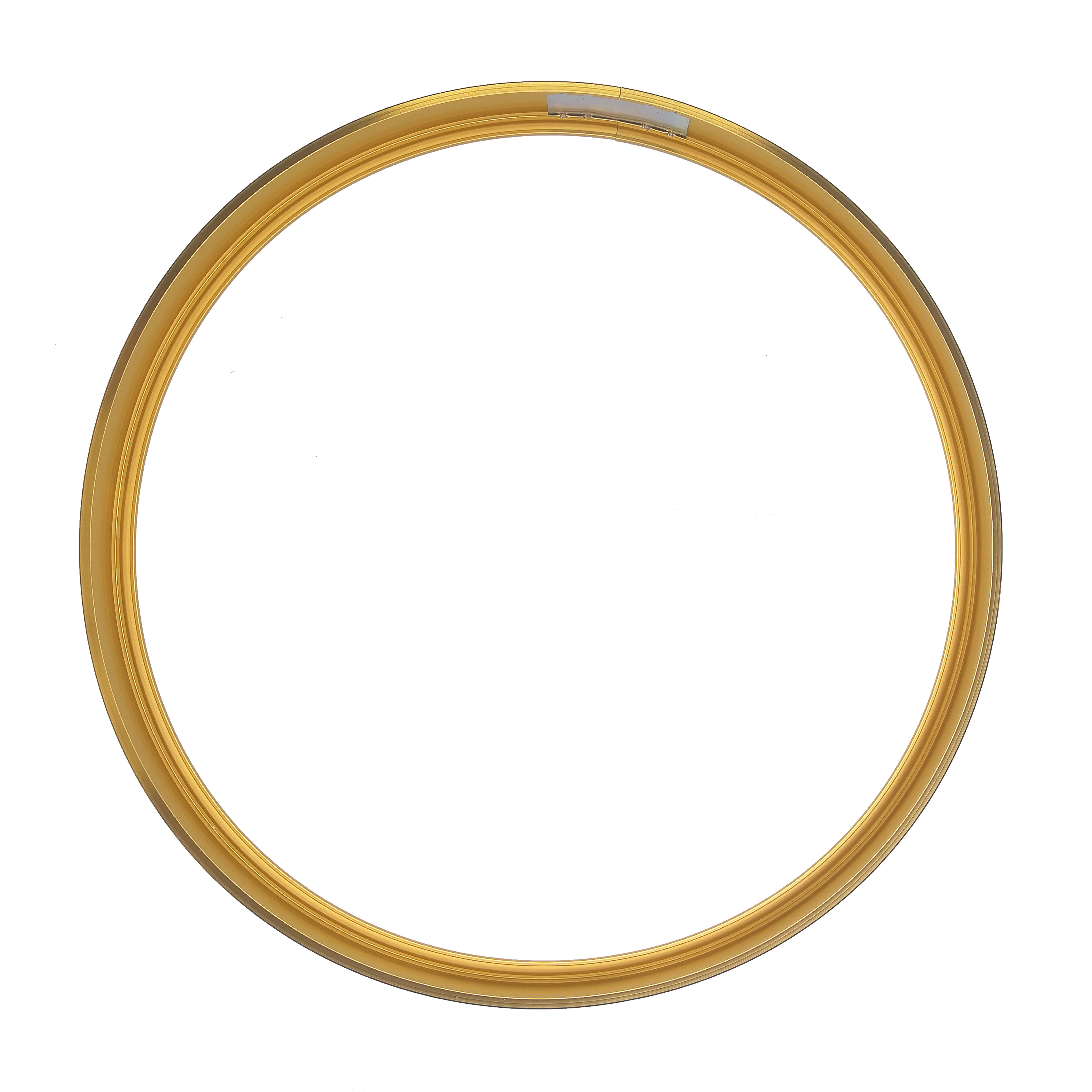 Рамка круглая метал, Золото (XL), d59cm