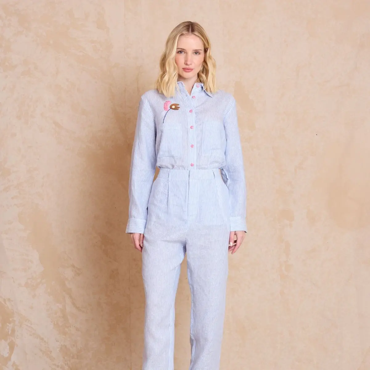 Calça Barra Bordada Missinclof