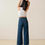 Miniatura: Calça Wide Elza Cropped Blue Jeans Yes I Am Jeans