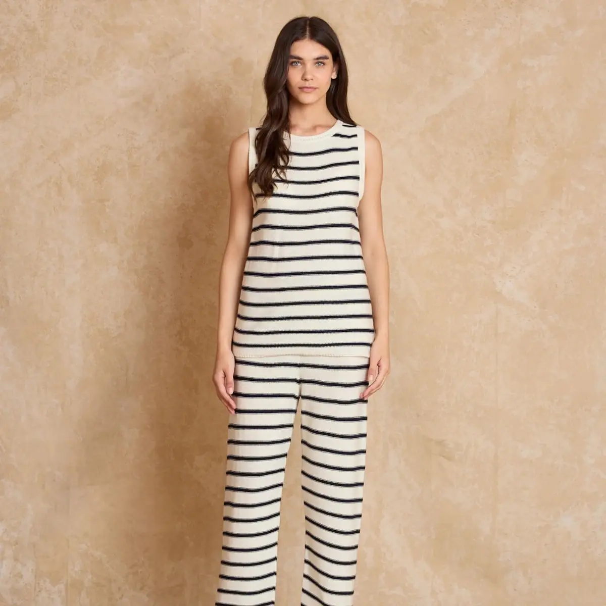 Conjunto Tricot Listras Missinclof
