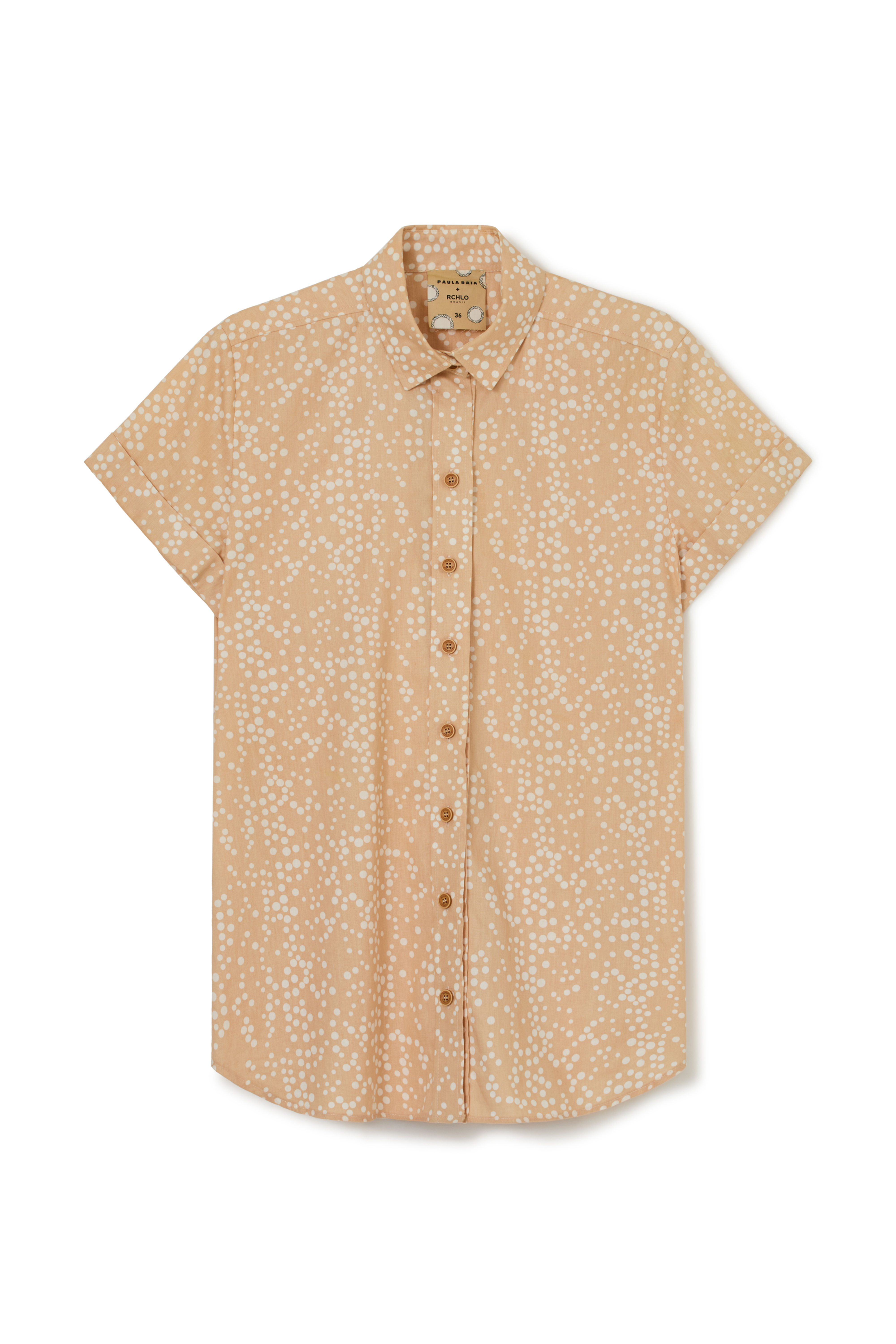 Camisa Manga Curta Paula Raia + Riachuelo - Second Club